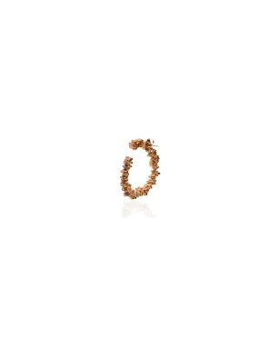 Suzanne Kalan 18kt ローズゴールド ファイヤーワークス サファイア フープピアス - サムネイル4