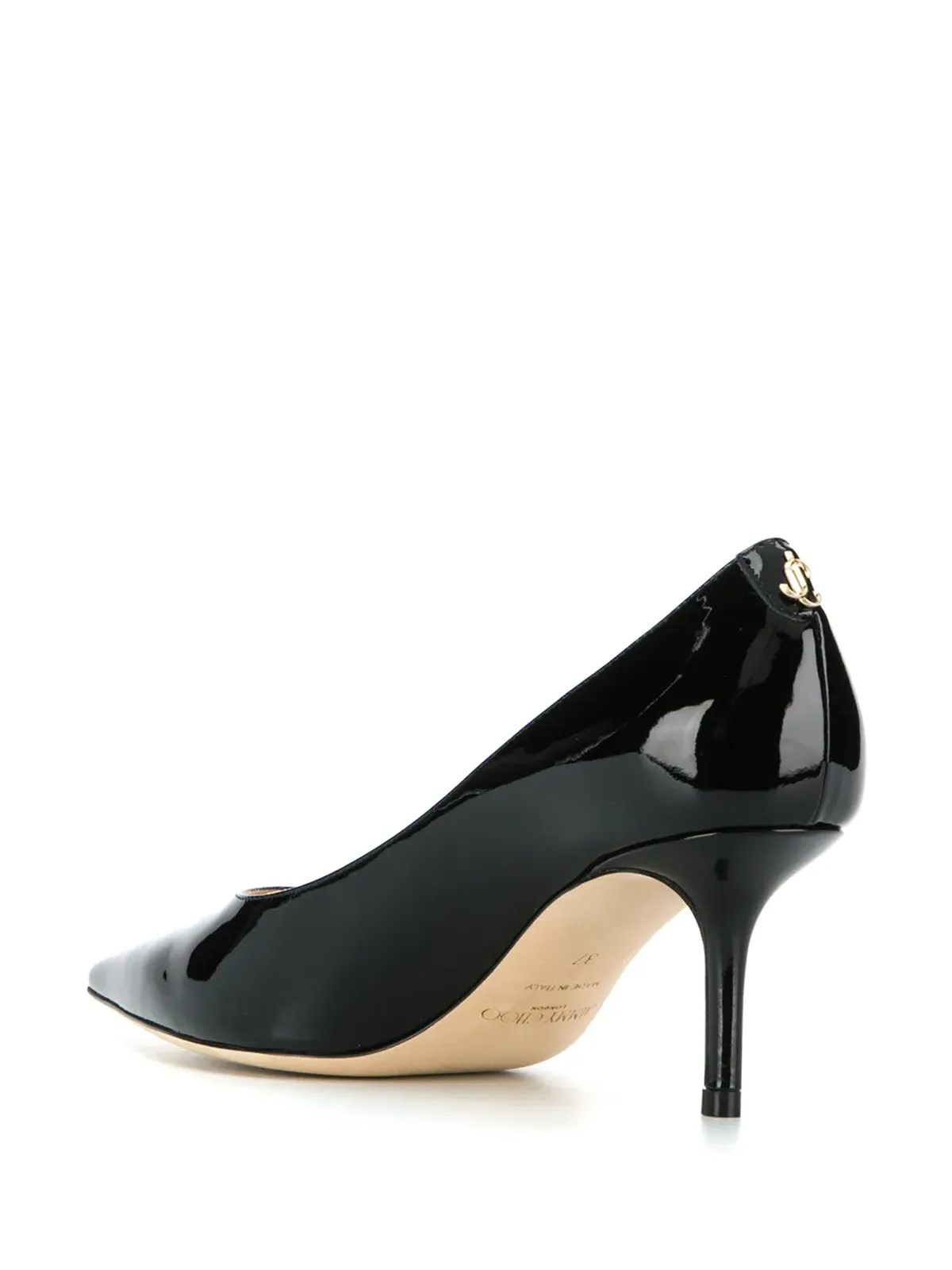 Jimmy Choo ロゴプレートパンプス - 画像3