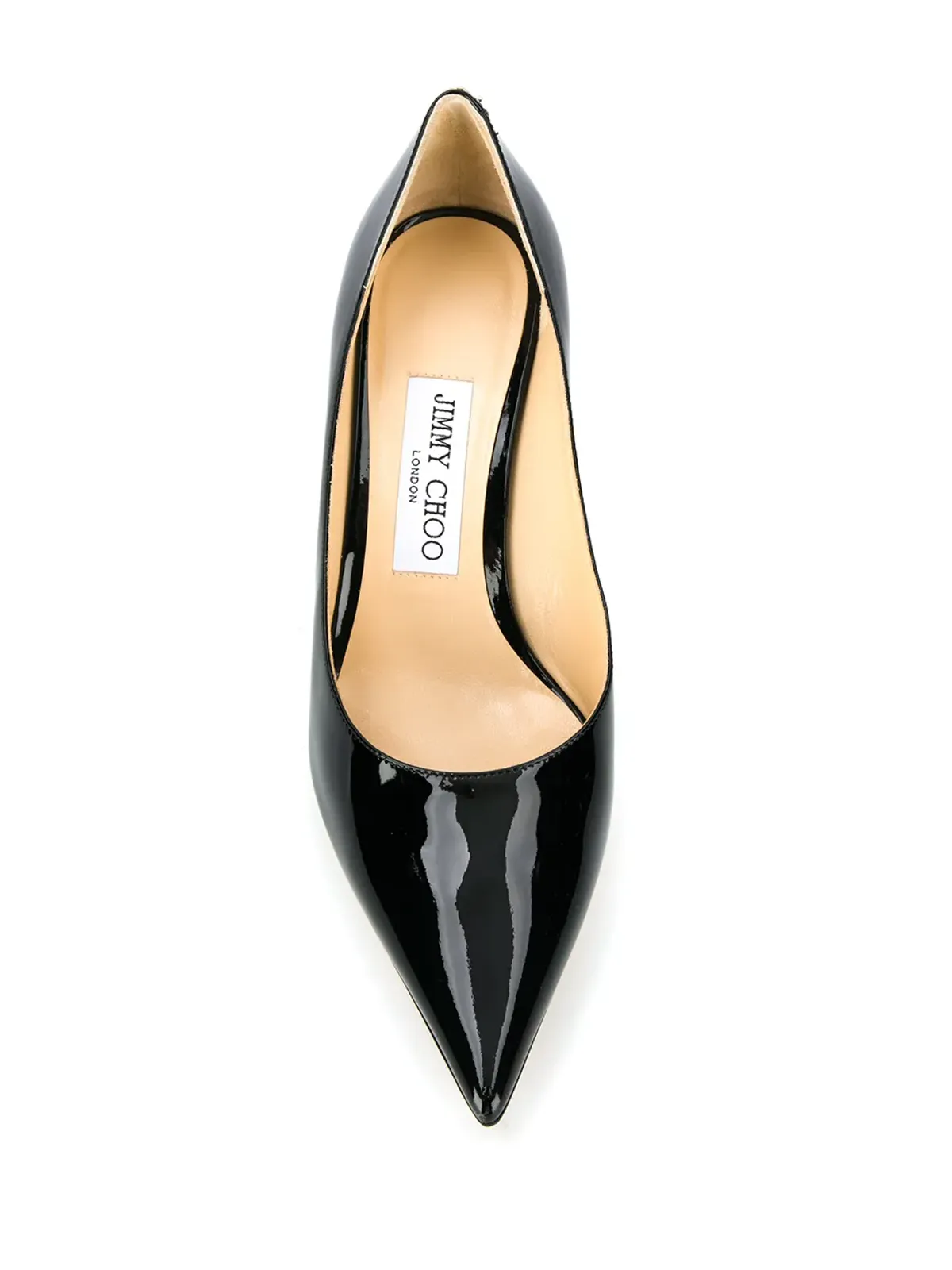 Jimmy Choo ロゴプレートパンプス - 画像4