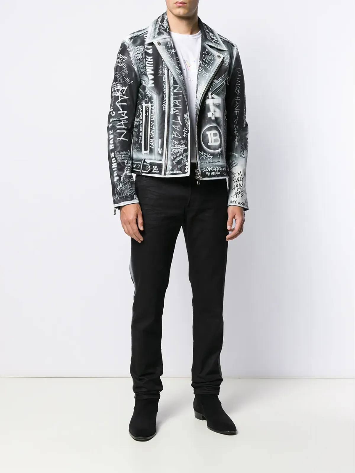 Balmain スプレー・バンド・ジーンズ - 画像2
