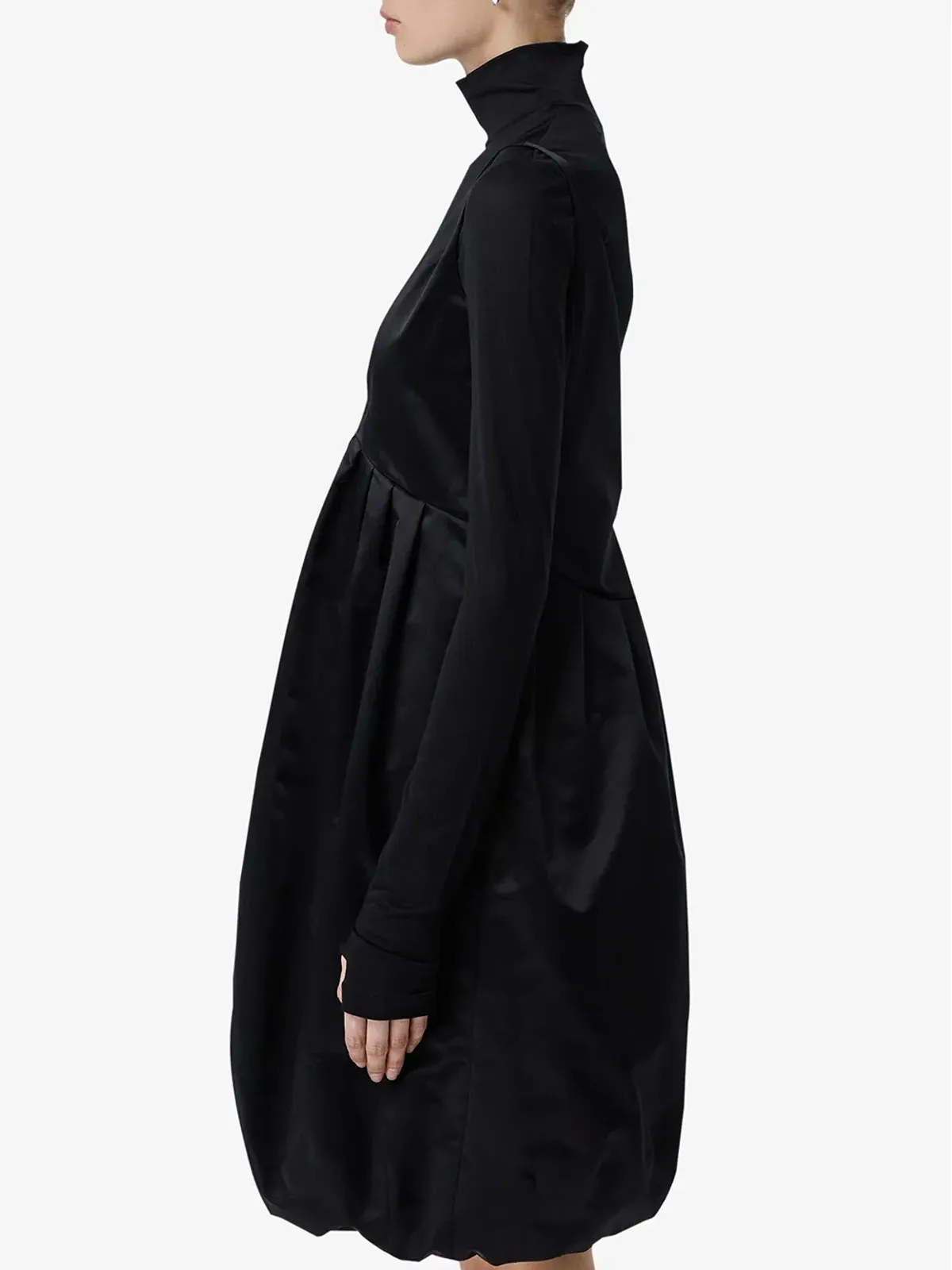 Burberry デュシェットサテン バブルヘム ドレス - 画像3