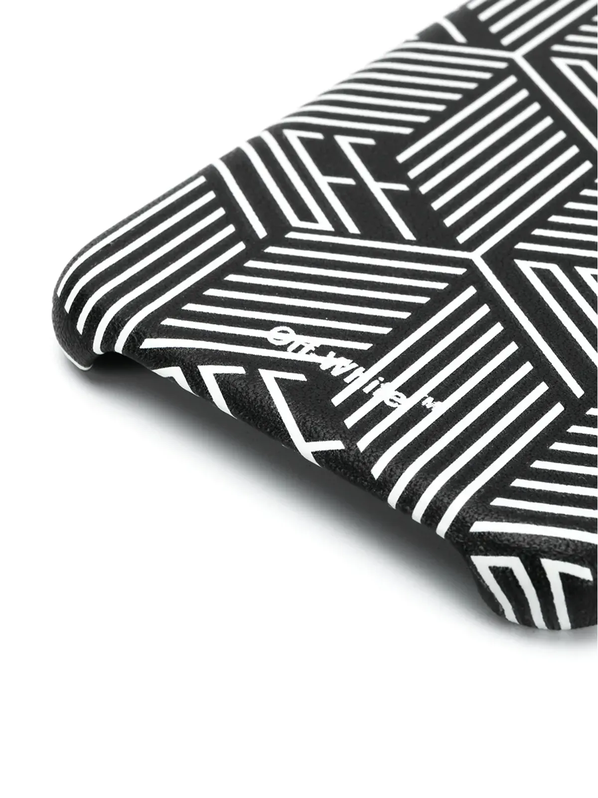 Off-White グラフィックロゴプリント iPhone X ケース ブラック - 画像3