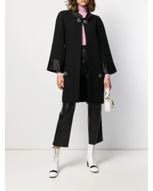 CHANEL Pre-Owned ボタン留め襟付きミディ丈コート - サムネイル2