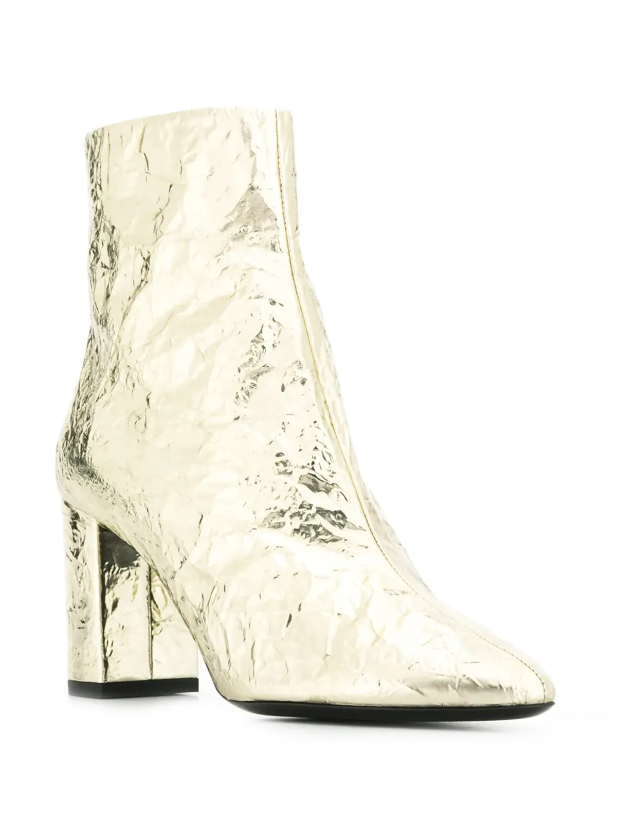 Saint Laurent Lou アンクルブーツ - ゴールド - 画像2