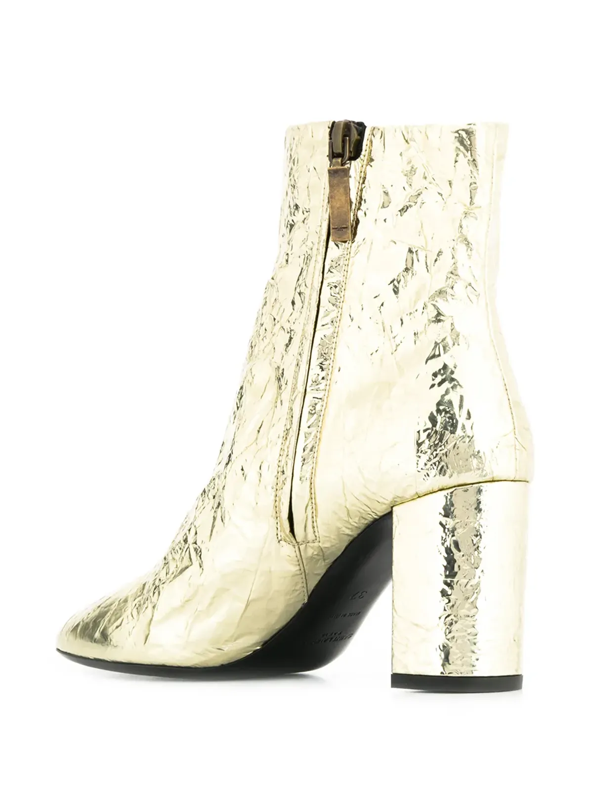 Saint Laurent Lou アンクルブーツ - ゴールド - 画像3