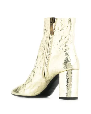 Saint Laurent Lou アンクルブーツ - ゴールド - サムネイル3