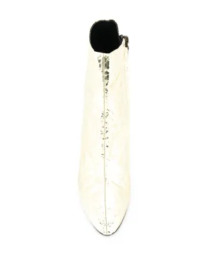 Saint Laurent Lou アンクルブーツ - ゴールド - サムネイル4