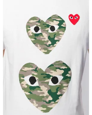 Comme Des Garçons Play カモフラージュハート Tシャツ - サムネイル5