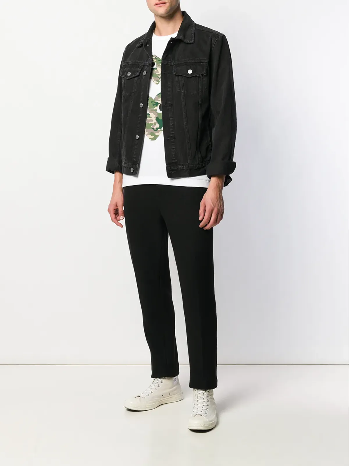 Comme Des Garçons Play カモフラージュハート Tシャツ - 画像2