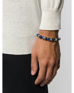 Emanuele Bicocchi ビーズストーンブレスレット ブルー - サムネイル2