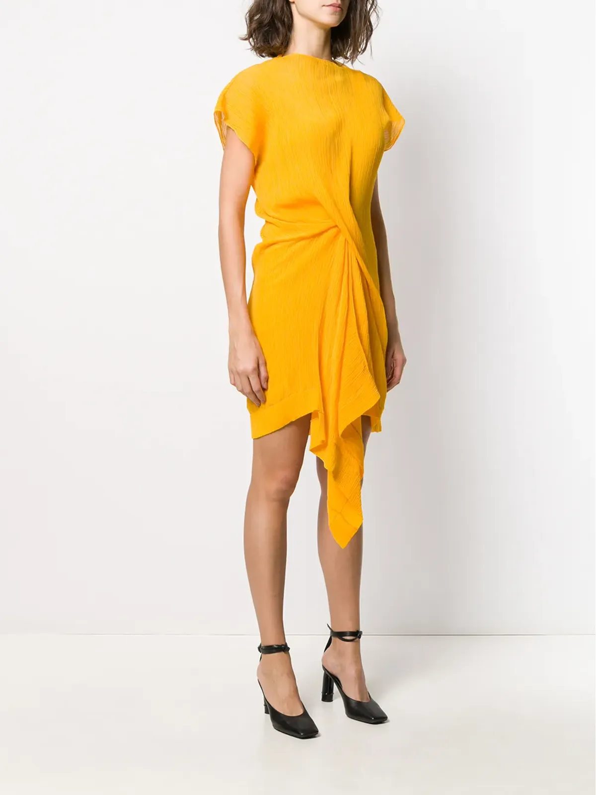 Nina Ricci ドレープフロント シフトドレス - 画像3