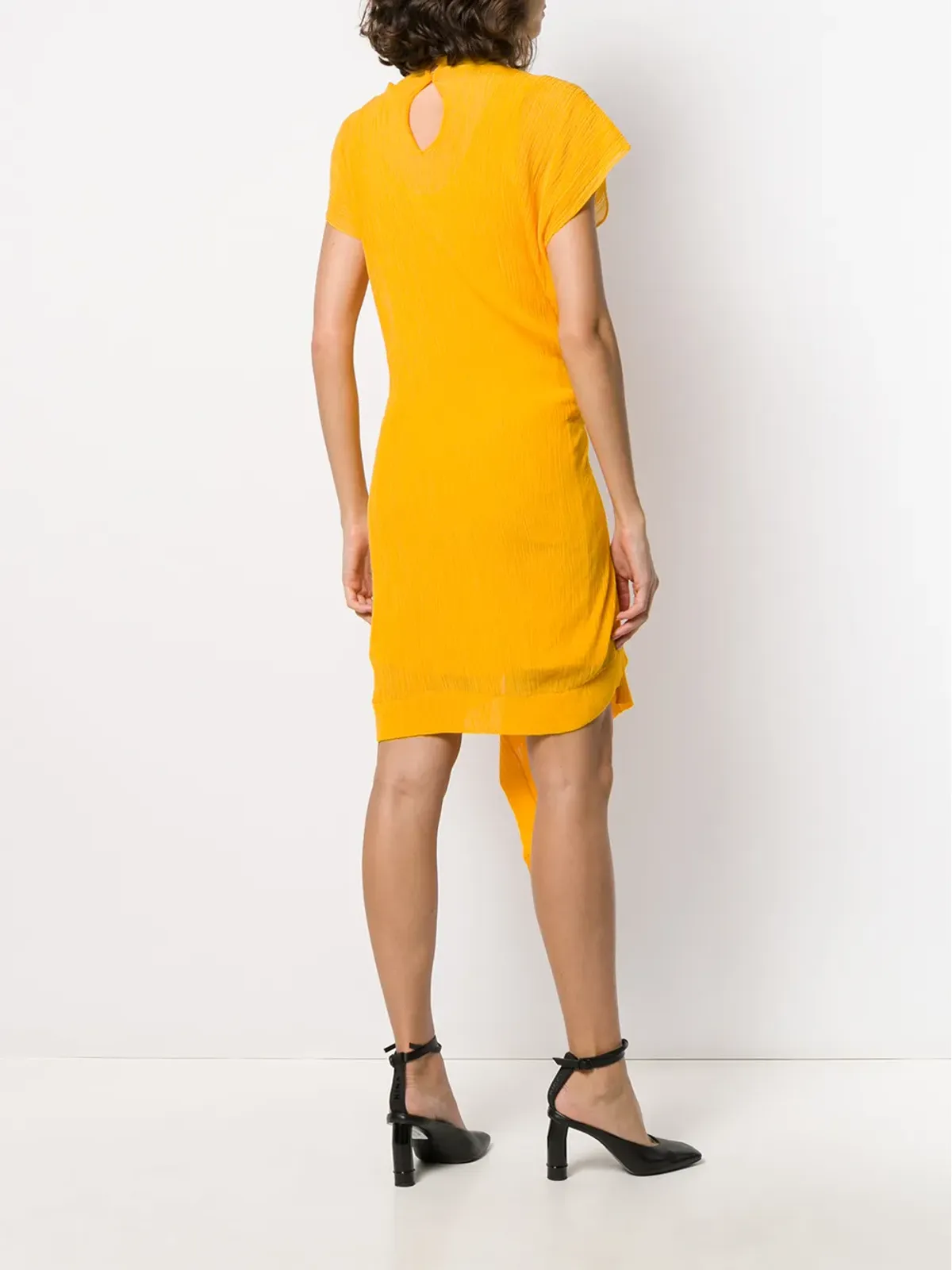 Nina Ricci ドレープフロント シフトドレス - 画像4