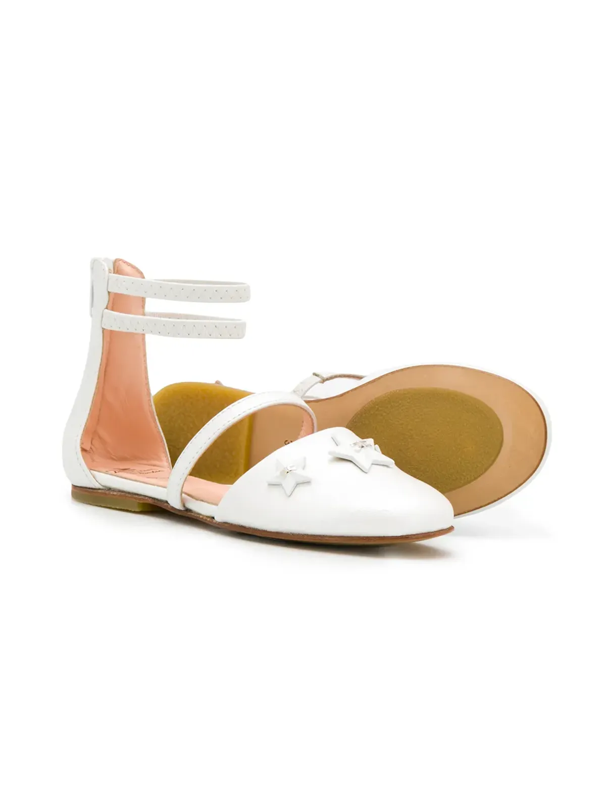 Elisabetta Franchi La Mia Bambina バレエシューズ - White - 画像2