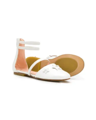 Elisabetta Franchi La Mia Bambina バレエシューズ - White - サムネイル2