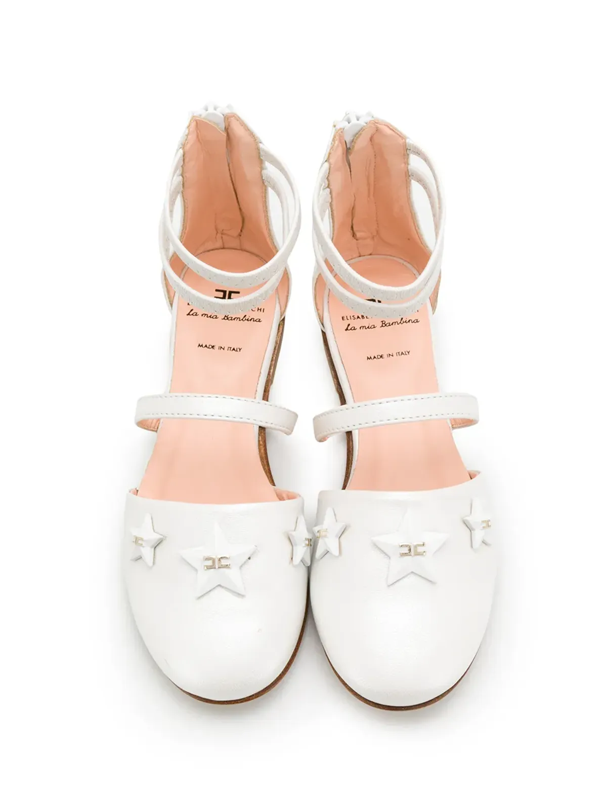 Elisabetta Franchi La Mia Bambina バレエシューズ - White - 画像3