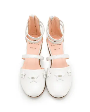 Elisabetta Franchi La Mia Bambina バレエシューズ - White - サムネイル3