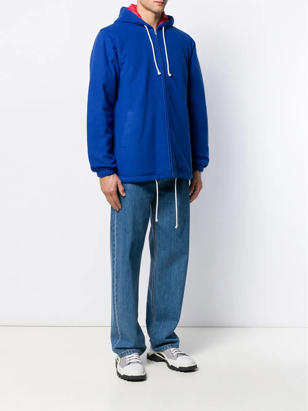 Comme Des Garçons Shirt パッド入りフード付きジャケット - 画像3