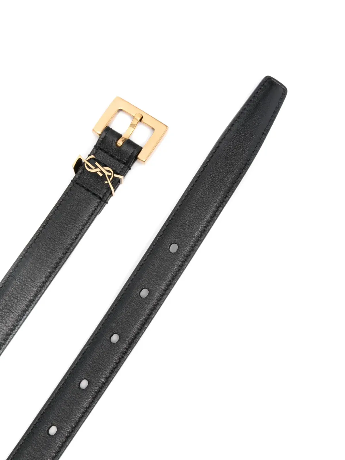 Saint Laurent Cassandre レザー ベルト - 画像2