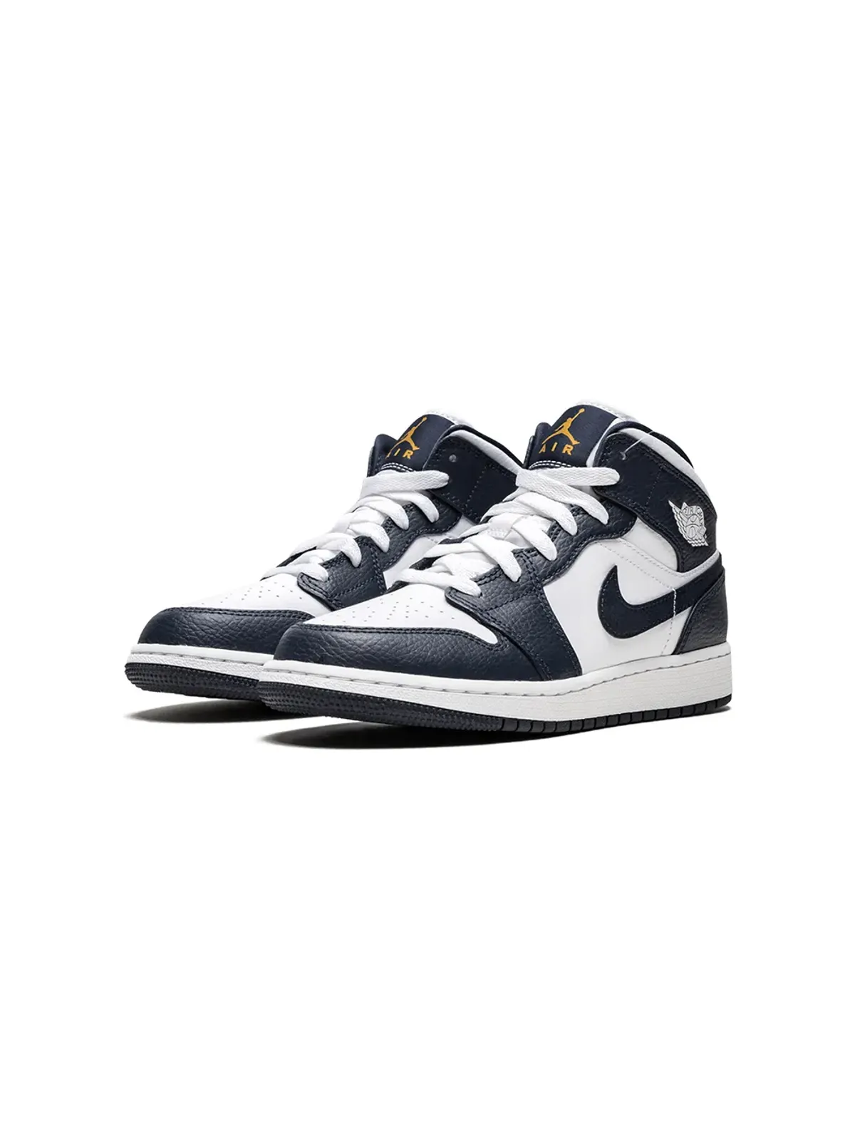 Jordan Kids エア ジョーダン 1 ミッド オブシディアン スニーカー - White - 画像2