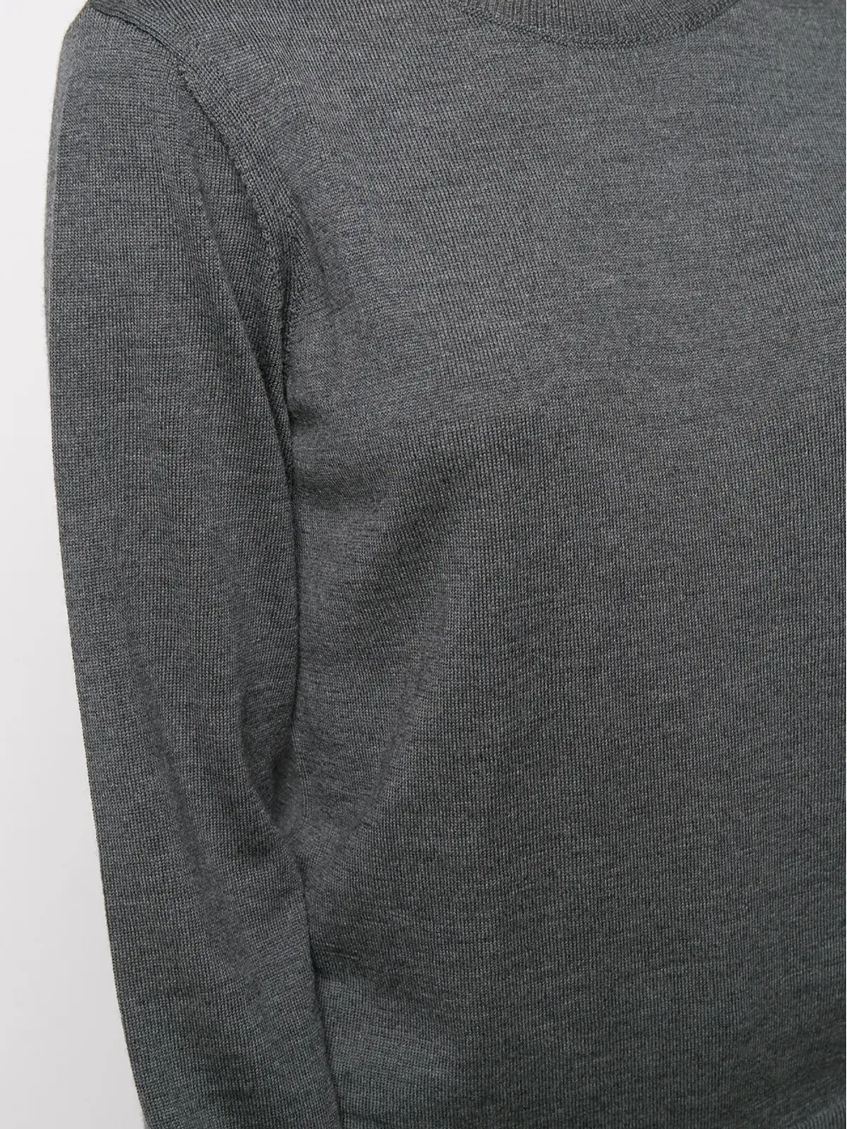 A.P.C. グレーのラウンドネックジャンパー - 画像5