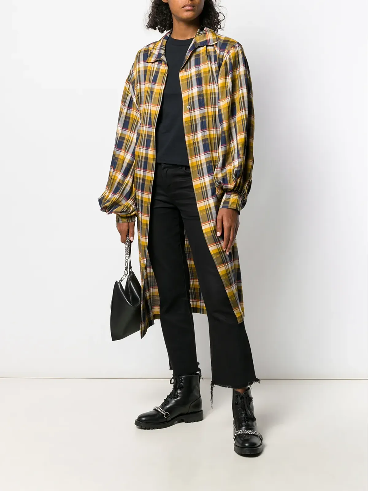 Collina Strada チェック柄シャツジャケット - 画像2