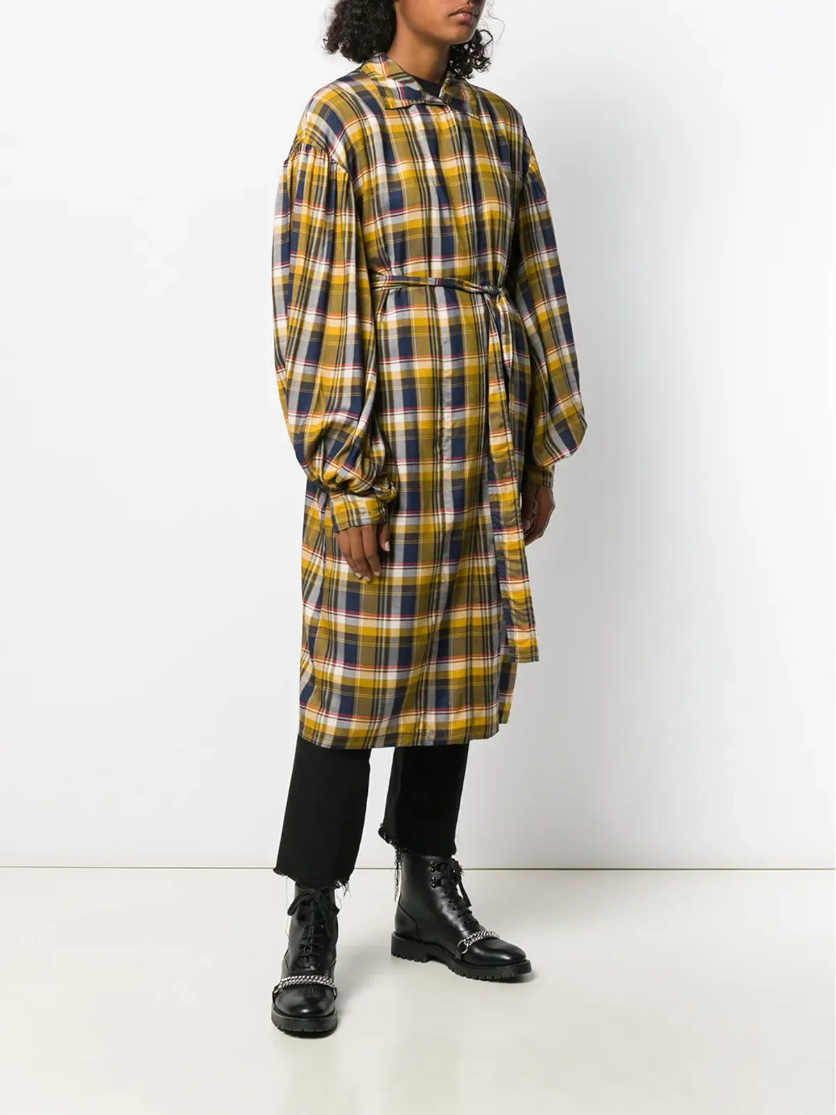 Collina Strada チェック柄シャツジャケット - 画像3