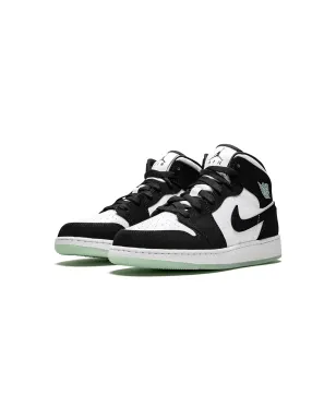 Jordan Kids Air Jordan 1 Mid SE Teal Tint スニーカー - White - サムネイル2