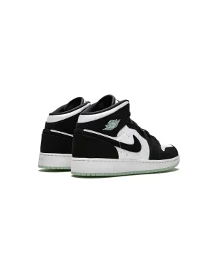 Jordan Kids Air Jordan 1 Mid SE Teal Tint スニーカー - White - サムネイル3