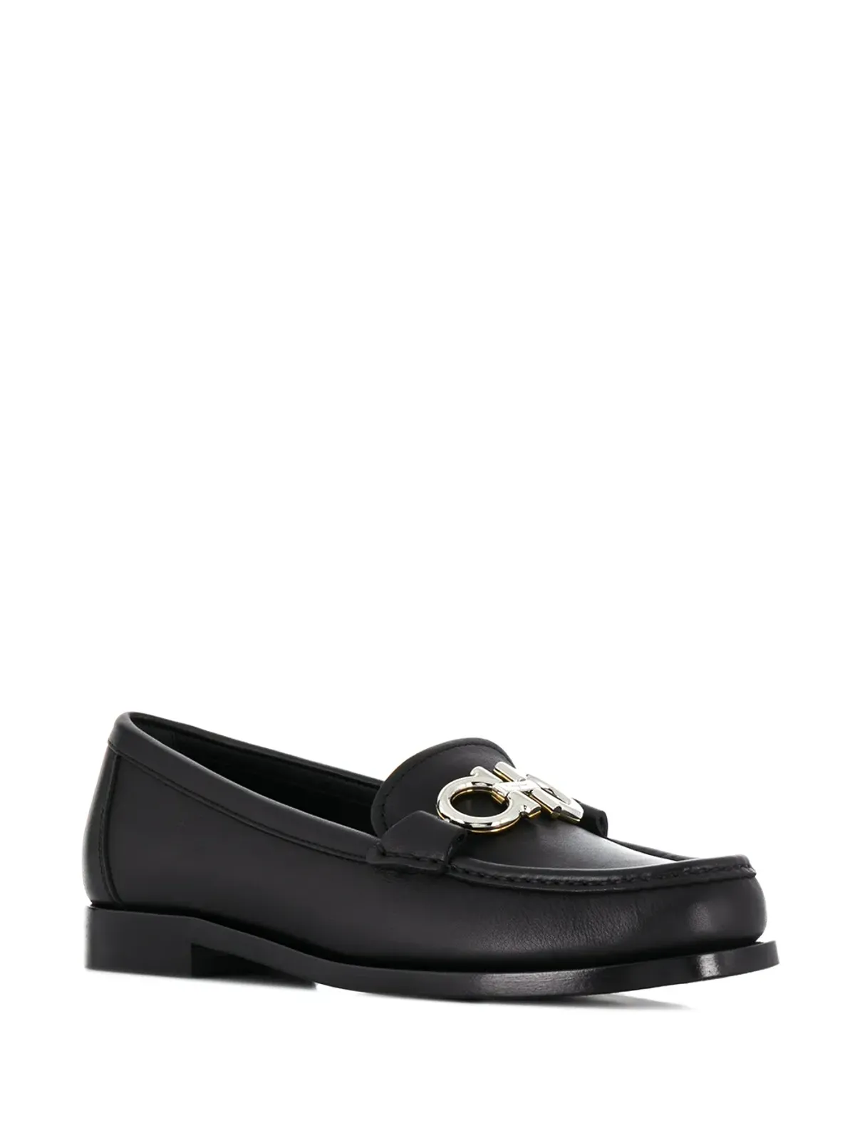 Ferragamo Gancini mocassin loafers - Black - 画像2