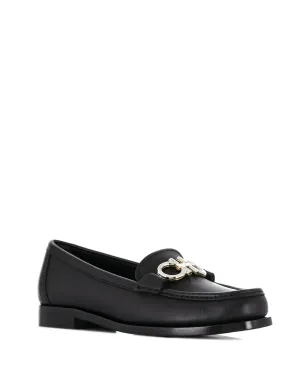 Ferragamo Gancini mocassin loafers - Black - サムネイル2