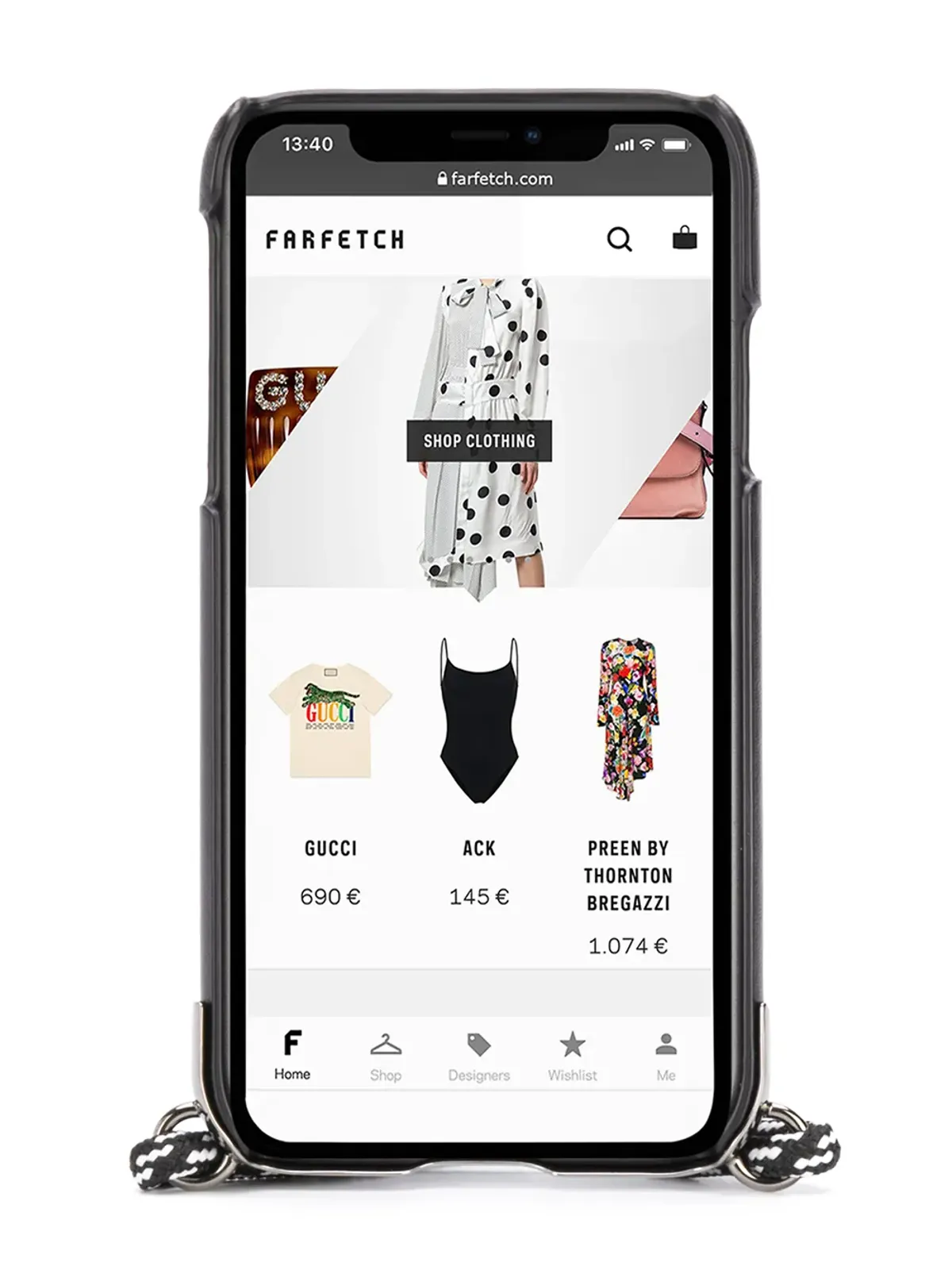 Givenchy チェーンプリントストラップ付きiPhone 11ケース - 画像2