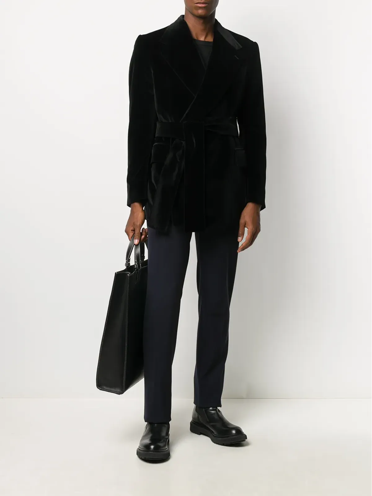 Dolce & Gabbana ノッチドラペル テーウェストジャケット - 画像2