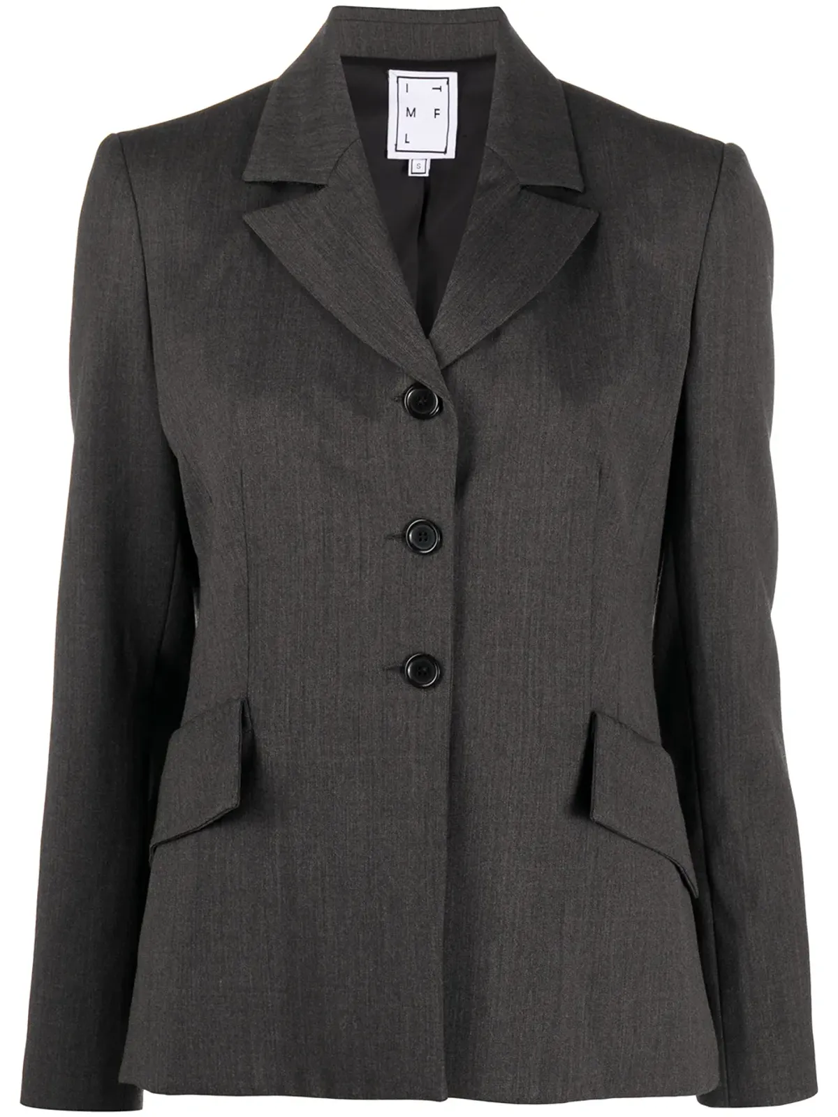 In The Mood For Love notched-lapels single-breasted blazer - Grey - 画像1