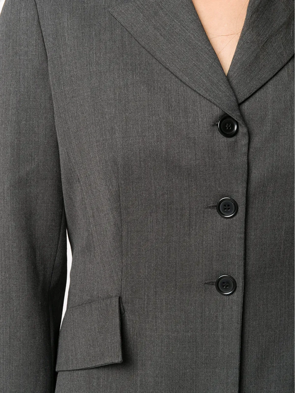 In The Mood For Love notched-lapels single-breasted blazer - Grey - 画像5