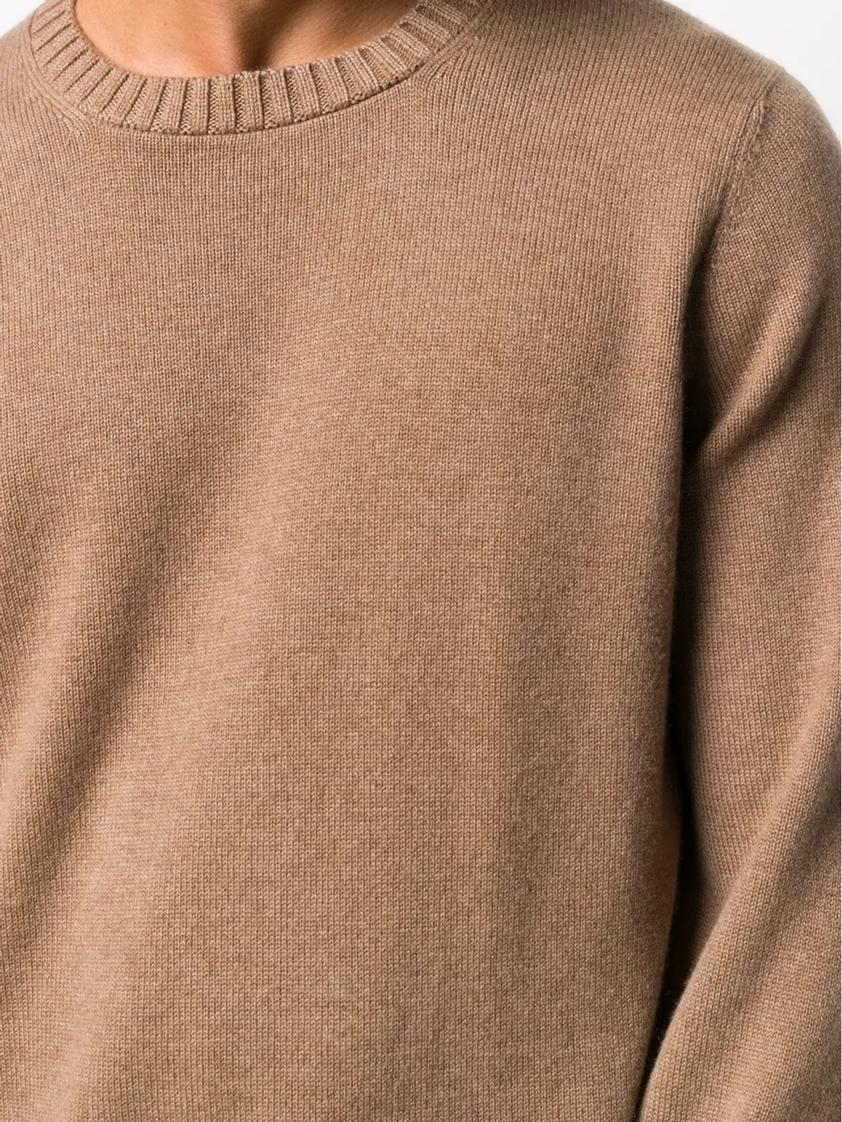 Brunello Cucinelli カシミア混ニットセーター ブラウン - 画像5