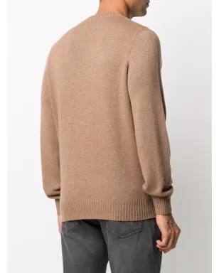 Brunello Cucinelli カシミア混ニットセーター ブラウン - サムネイル4