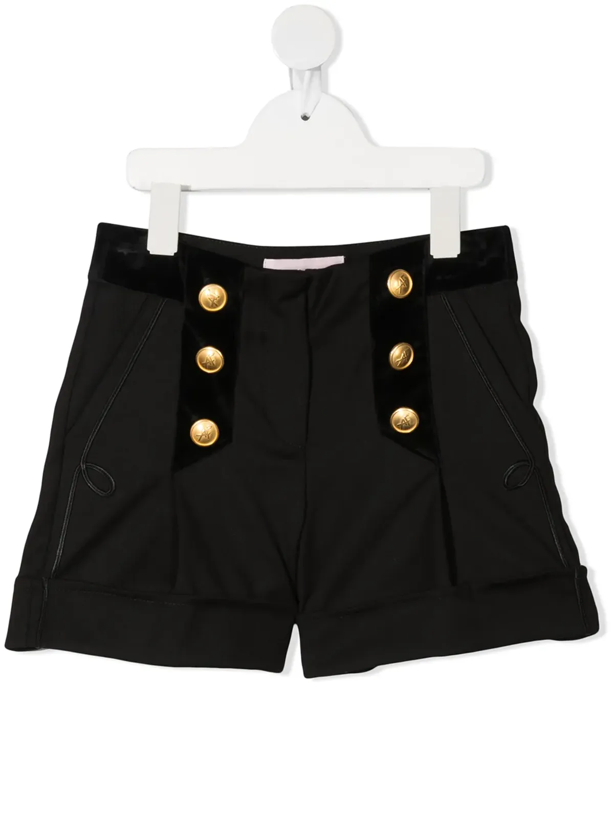 Alberta Ferretti Kids ボタンディテールショーツ - 画像1