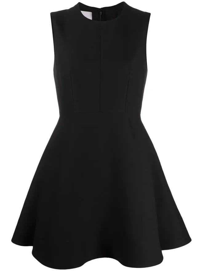 Valentino Garavani Valentino Garavani ノースリーブ・フレアドレス ブラックの商品画像