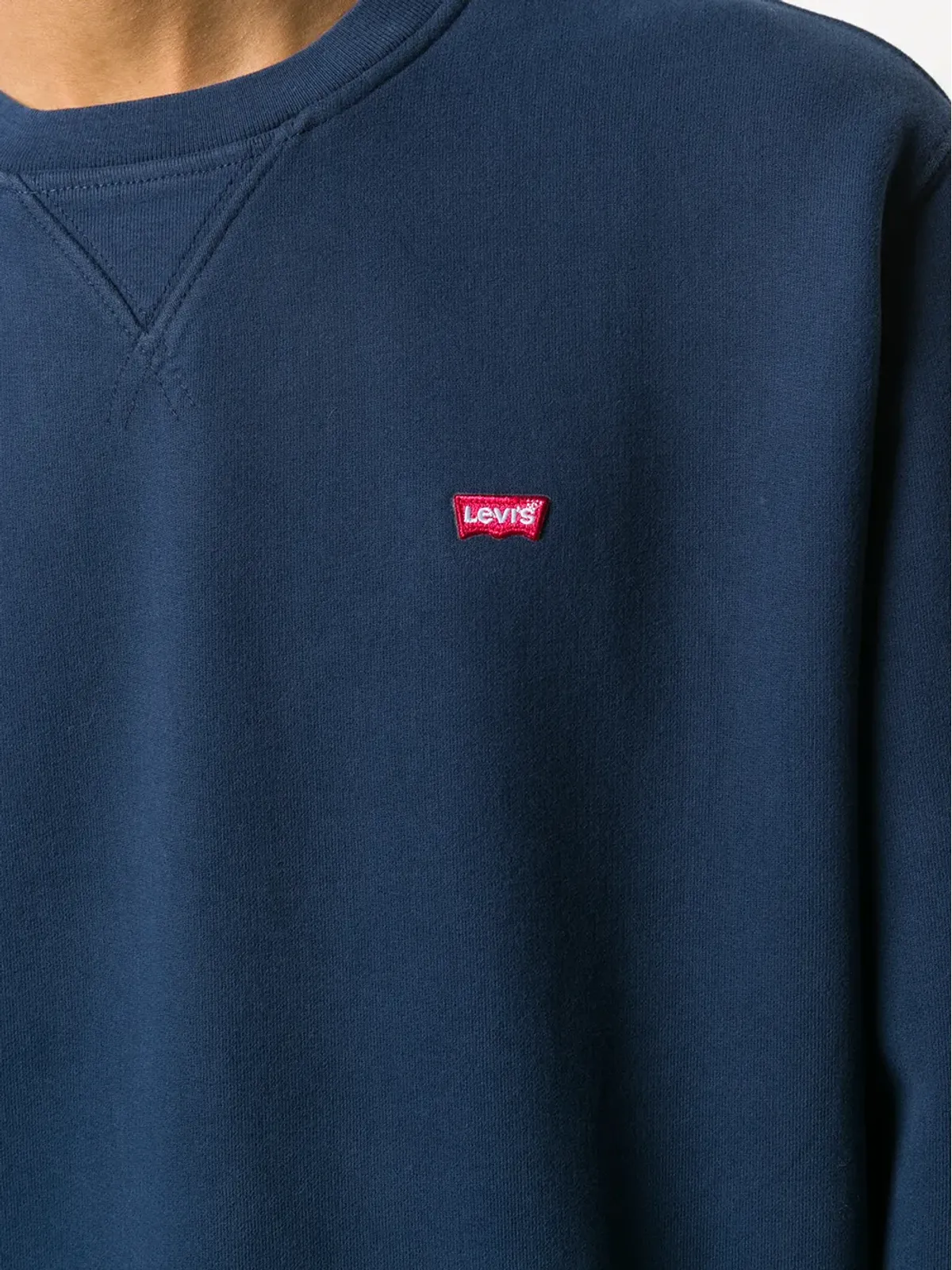 Levi's ロゴディテール スウェットシャツ ブルー - 画像5