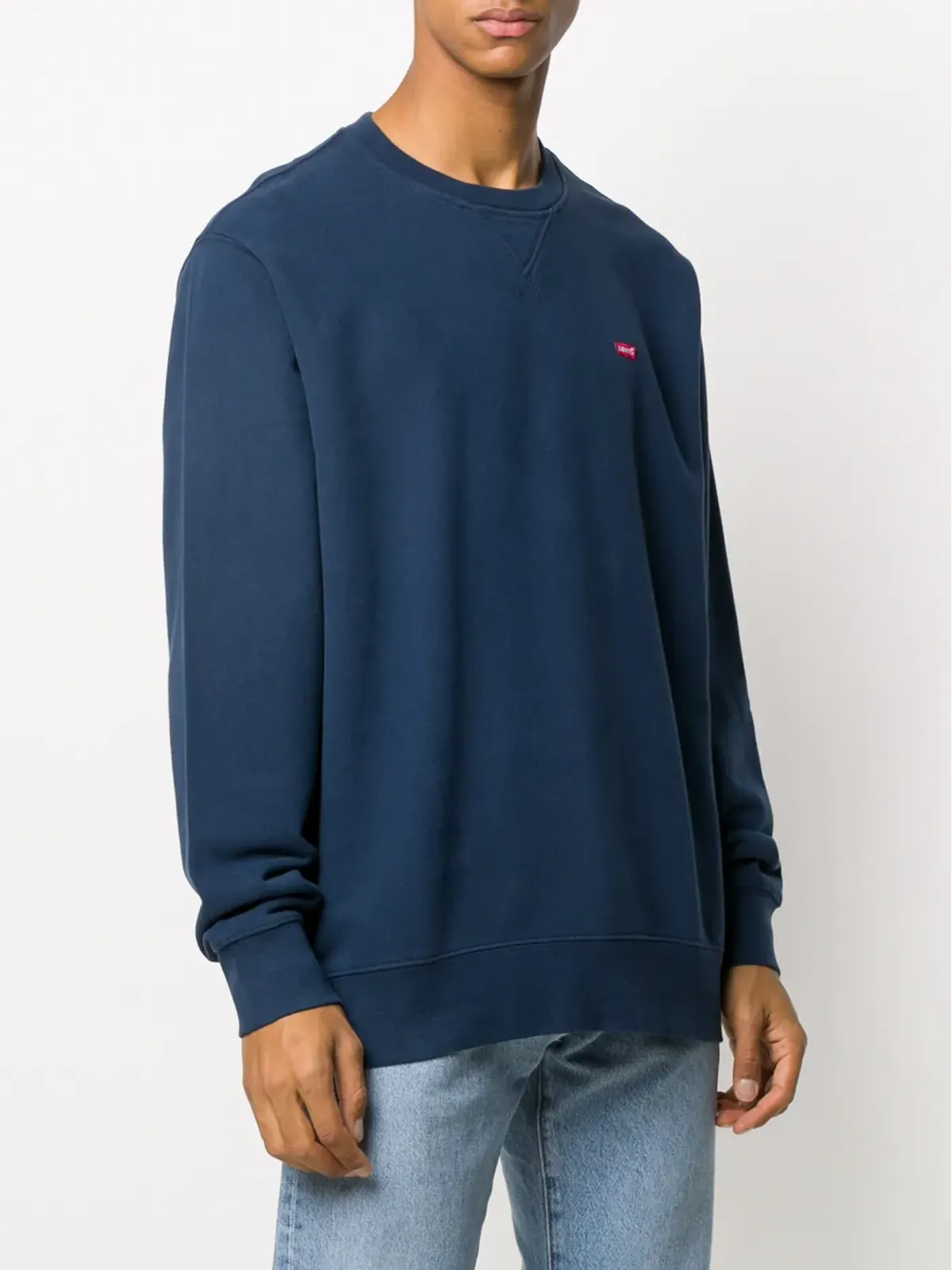 Levi's ロゴディテール スウェットシャツ ブルー - 画像3