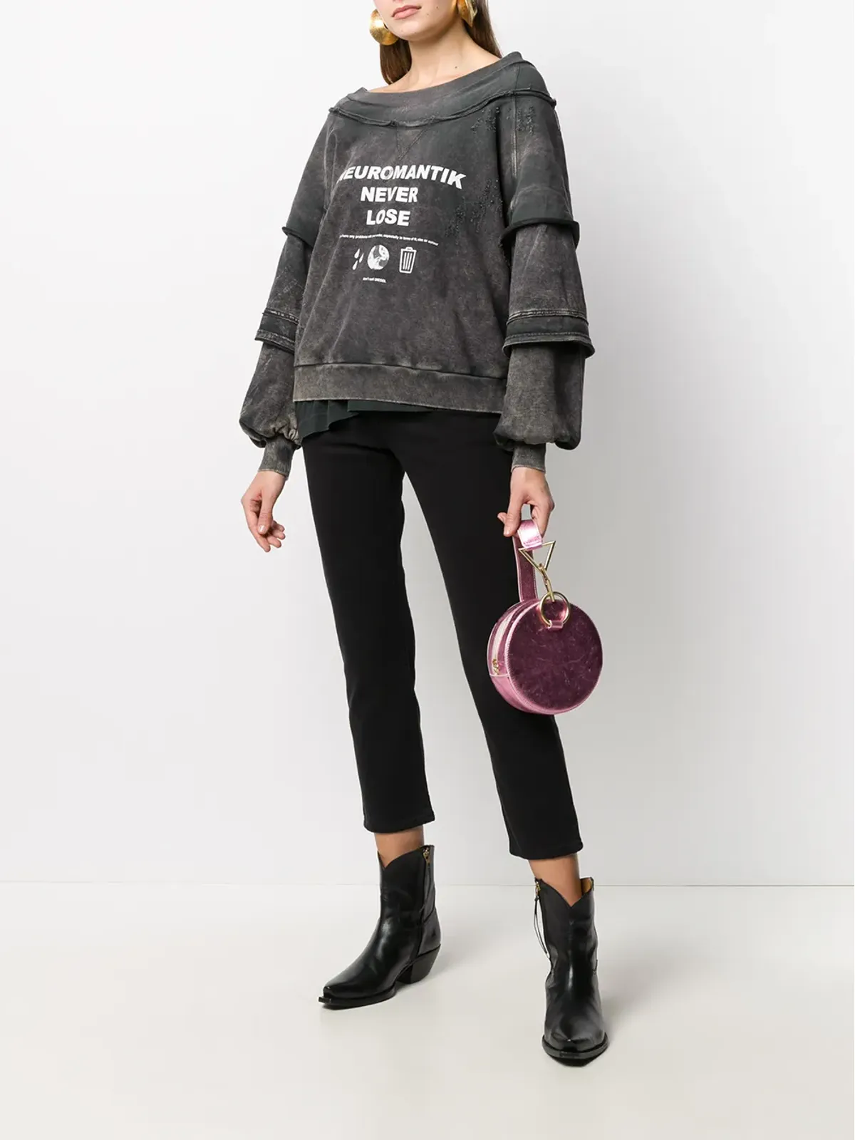 Levi's ストレートレッグ・クロップドジーンズ - ブラック - 画像2