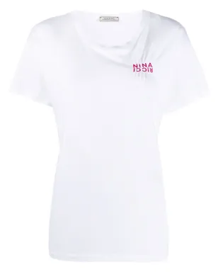 Nina Ricci ロゴプリントTシャツ - サムネイル1