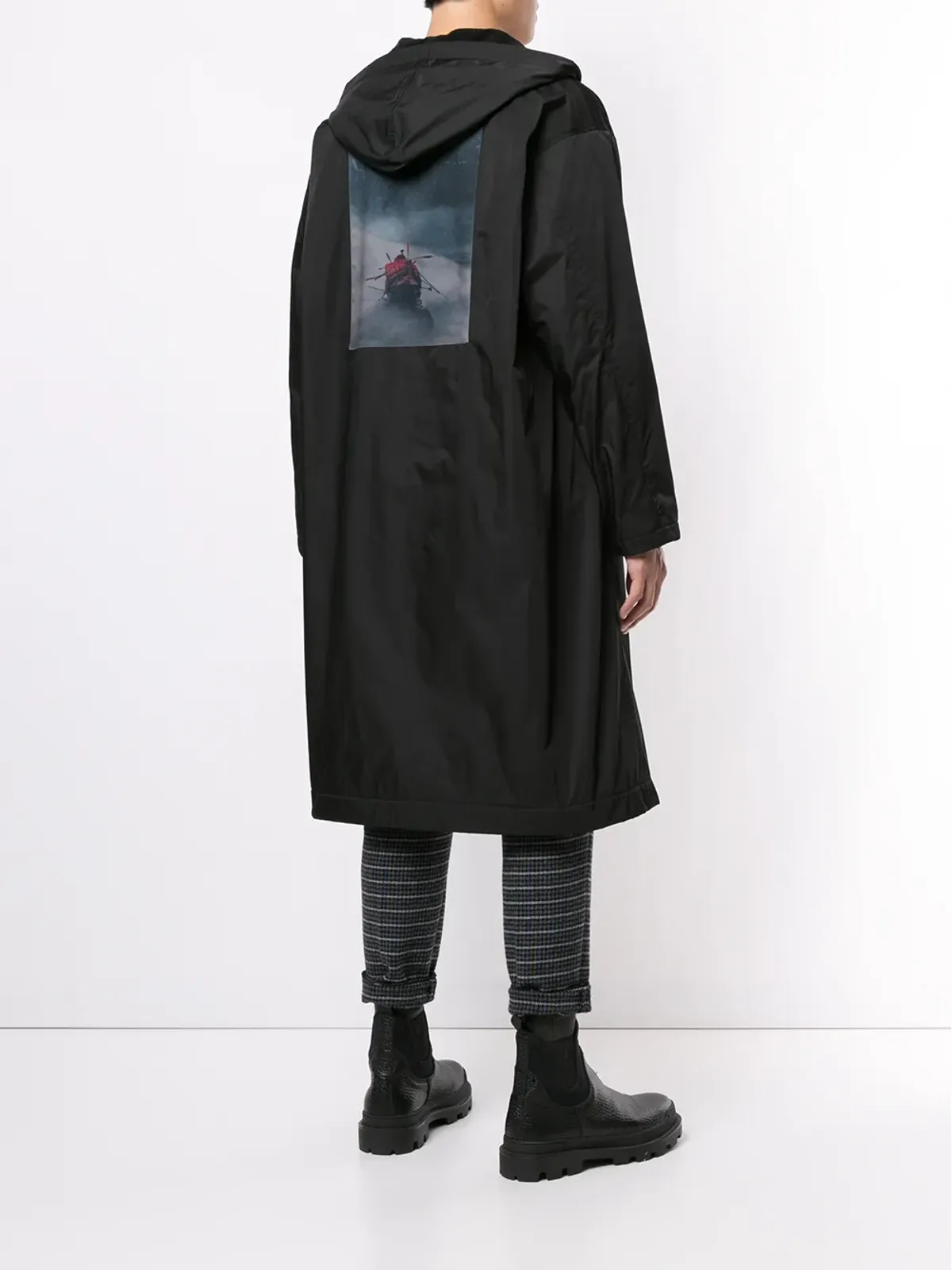 Undercover グラフィックプリントのフード付きパーカ - 画像4