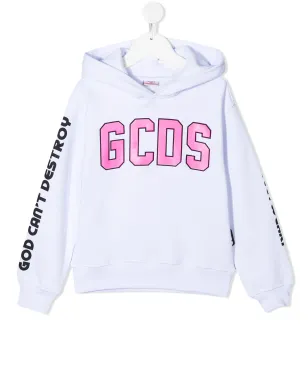 Gcds Kids ロゴプリント コットン パーカー - サムネイル1