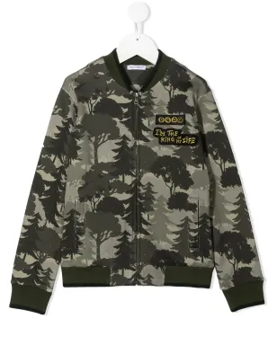 Dolce & Gabbana Kids フォレストプリント ボンバー ジャケット - サムネイル1