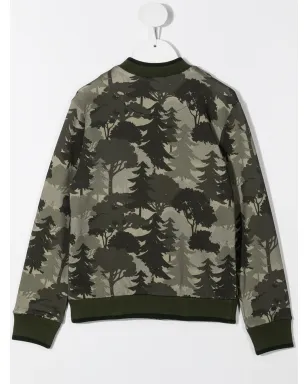Dolce & Gabbana Kids フォレストプリント ボンバー ジャケット - サムネイル2