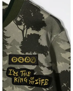 Dolce & Gabbana Kids フォレストプリント ボンバー ジャケット - サムネイル3