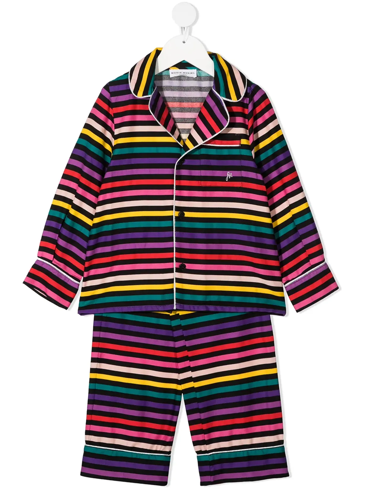 SONIA RYKIEL ENFANT ストライプ柄トラックスーツセット - 画像1