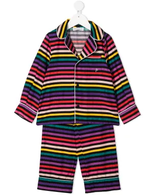 SONIA RYKIEL ENFANT ストライプ柄トラックスーツセット - サムネイル1