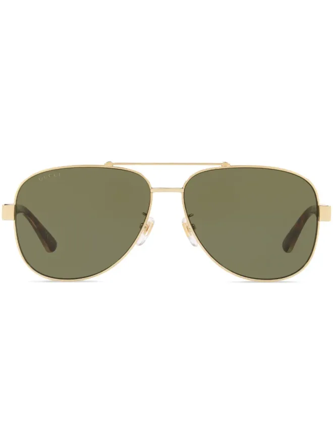 Gucci Eyewear Gucci Eyewear GG0528S パイロットフレーム サングラスの商品画像